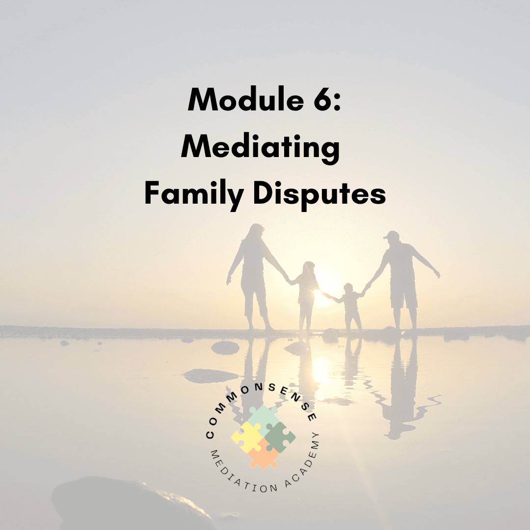 Module 6: Mediating Family Disputes