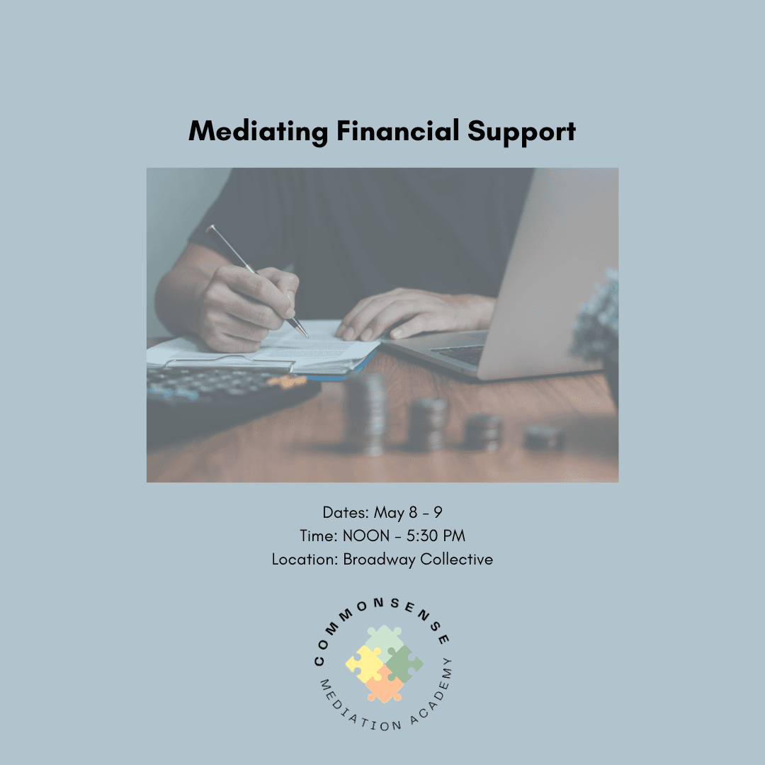 May Mediating Financial Support