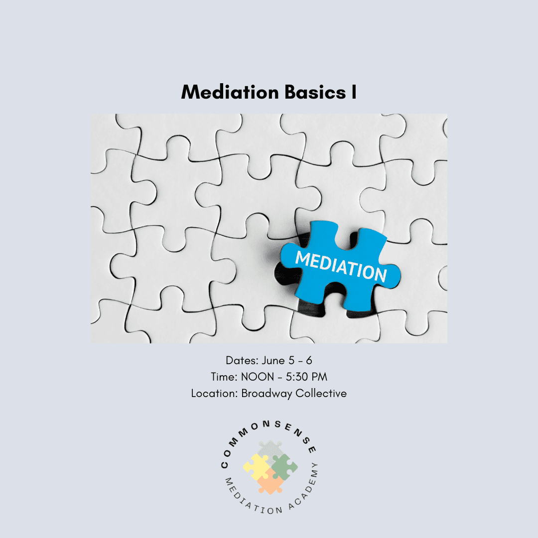 Mediation Basics I
